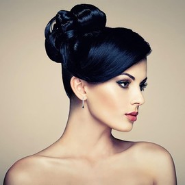 Yulovee White Gold Plated Hoop Earrings for Women Small Teardrop Dangle Earrings for Girls with Black/Crystal Stone.