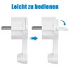 Schuko angled plug flat with folding handle, Schuko flat plug