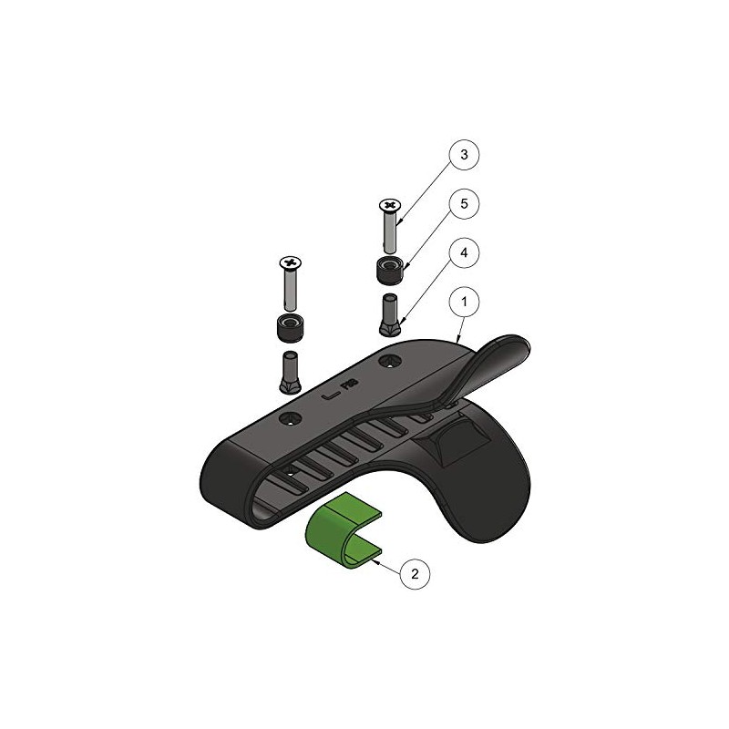 Handle attachment for hand-free operation of doors, hygiene attachment, virus