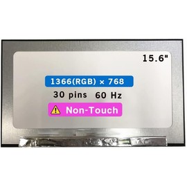 15.6" Screen Replacement for HP Probook 450 G8 450 G9 455 G8 455 G9 LCD Display Panel 30 pin (HD 1366×768 Non-Touch)