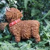 Vivid Arts - Highland Cow - Standing Ornament with Red