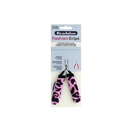 Beadalon Fashion Grips Tool Cover Sm Cheetah Pk2pc