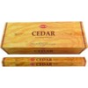 The Indian Connection Cedar Incense - Hem brand - 1 box of approximately 120 sticks