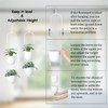 ABETREE Hanging Planters 2 Tiers Metal Plant Hangers for Indoor
