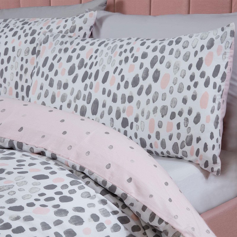 Dreamscene Dalmatian Spotty Duvet Cover with Pillowcase Quilt Bedding Set,