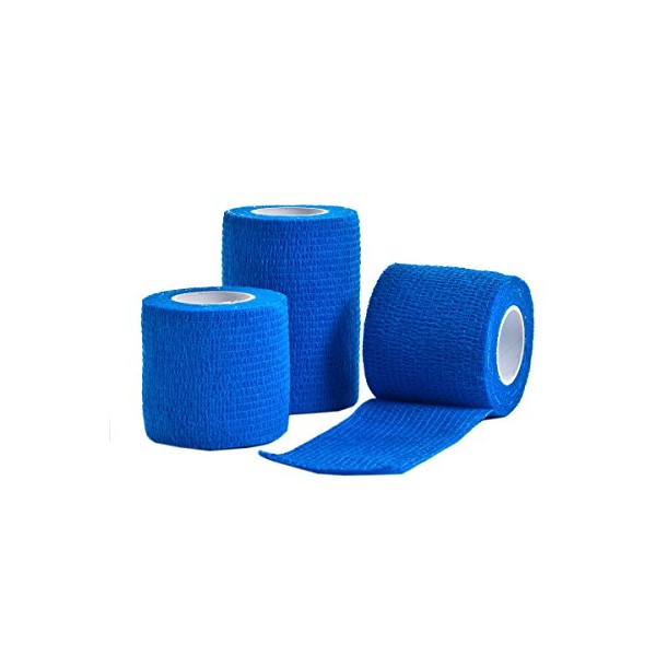 CMS Medical 5 cm x 4.5 m Blue Cohesive Bandage