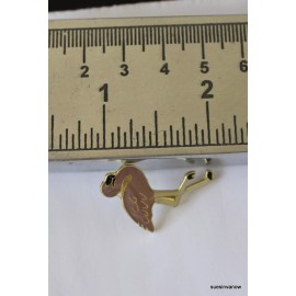 New Tropical Pink Flamingo Bird Lapel Hat Pin Florida Animal Enamel Tie Tack