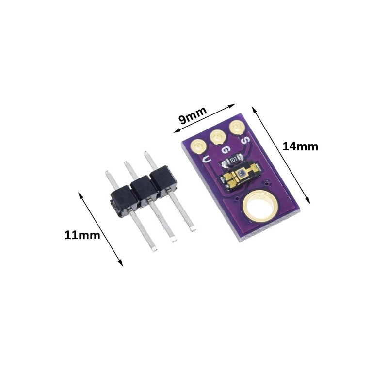 TEMT6000 Light Sensor Module Ambient Light Analogue Light Intensity Detection