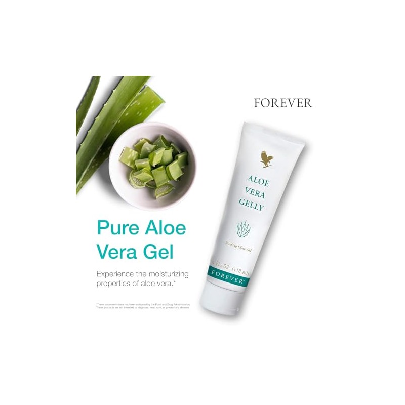 Aloe Vera Gelly 4 fl. oz. 100% stabilized aloe vera