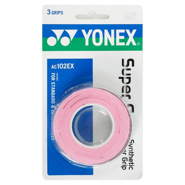 YONEX AC102EX Super Grip Pink (3 Wraps)