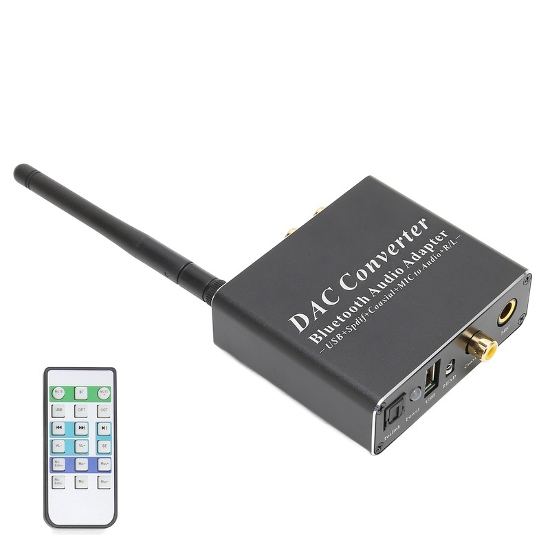 DAC Converter Professional Coaxial SPDIF Optical Input RCA 3.5 mm