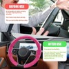 Car Steering Wheel Cover Wrap Tape, Breathable Vehicle Interior Accessories