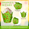 JarThenaAMCS 200Pcs Christmas Tulip Cupcake Liners Red Green Dots Muffin