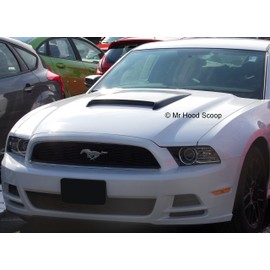 Unpainted Hood Scoop Compatible with 2013-2014 Ford Mustang by MrHoodScoop HS009