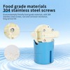 3/4" Top Inlet Float Valve, Compact Plastic Automatic Water Shut