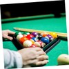 Abaodam Mini Billiard Balls Triangle Rack Durable Pool Table Accessory