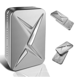 OBEST Fidget Slider Magnetic Fidget Toy Gadget Fidget Toy Toy Killing Time EDC Stress Relief Stress Relief Toy Adult Christmas Gift Gift Silver