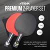 STIGA Premium 2‑Player Table Tennis Set – Includes 2 ITTF
