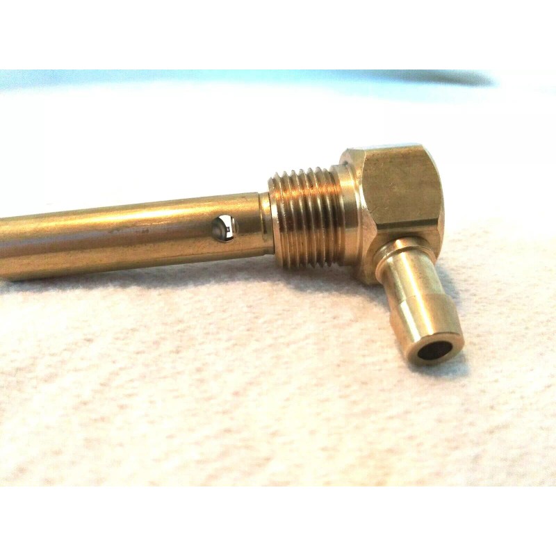 Temco 3/8" NPTF Brass Rollover Vent Valve 5/16" ID Hose
