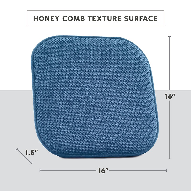 Elegant Comfort 6 Pack Chair Cushion Covers - Skid-Proof Rubber
