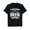 I Like To Think Beer Misses Me Too Pregnancy T-Shirt