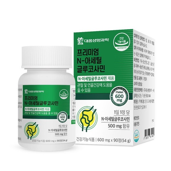 Daewoong Life Science Premium N Acetyl Glucosamine, 90 tablets, 1