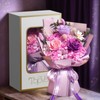 Topvelo Preserved Flower Bouquet with Vase, Flower Bouquet for Prime