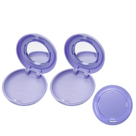 Aligner and Retainer Case, YOUYA DENTAL 2PCS Solid Orthodontic Aligner Retainer Case Denture False Box Clear Frosting Retainer Mouthguard Case Holder Protective Case for Oral Care Dentisty