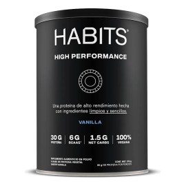 Proteína Habits Vegana Keto Hp F1 Sergio Checo Perez 578g