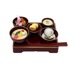 Osaka Choseido Hina Doll Props Compact Mini 5.9 inches (15 cm) Wide Hina Doll Crepe Colorful Celebration Set