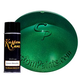 Kustom Canz Base Metallic Green - Aerosol Can