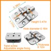 ANTEISI Adjustable 180 Degree Locking Hinges,Zinc Alloy 180 Degree Drop