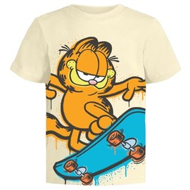Garfield T-Shirt (Set) Odie, Otto, Pooky Outfit Party Tee Toddlers Birthday to Collectable Kids Clothes Gift 9 Ecru SS