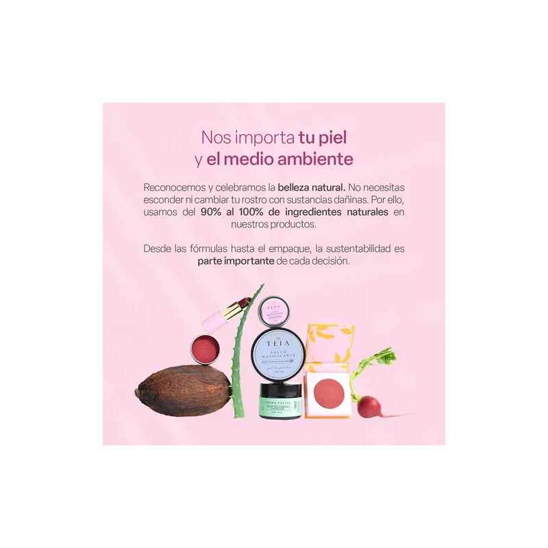 Multiusos Teia Cosmticos Naturales Tono Del Maquillaje Amor Mo