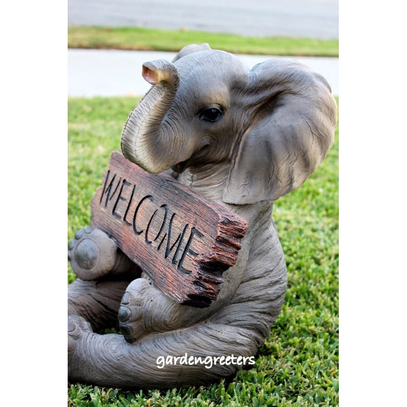 gardengreeters Large Elephant Statue Elephant Welcome Statue Elephant Figurine
