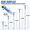 Window Cleaning Kit with Bucket, Squeegee, Scrubber & 80in Handle,