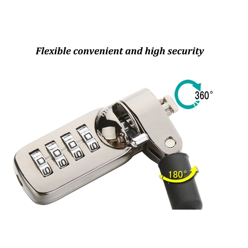 Maizoon Combination Laptop Security Lock with 4 Digit Resettable Code