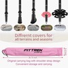 FitTrek Hiking Poles for Kids - Ultralight Nordic Walking Sticks