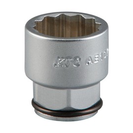 Kyoto Machine Tool (KTC) Belt Tensioner Wrench Dedicated Socket AE107-17W Double Side Width: 0.7 x Total Length: 10.4 inches (265 mm)