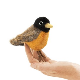 Folkmanis Puppets Robin Finger Puppet