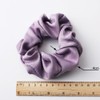 Pack of 5 Velvet Scrunchies Hair Bobbles for Women, Plain