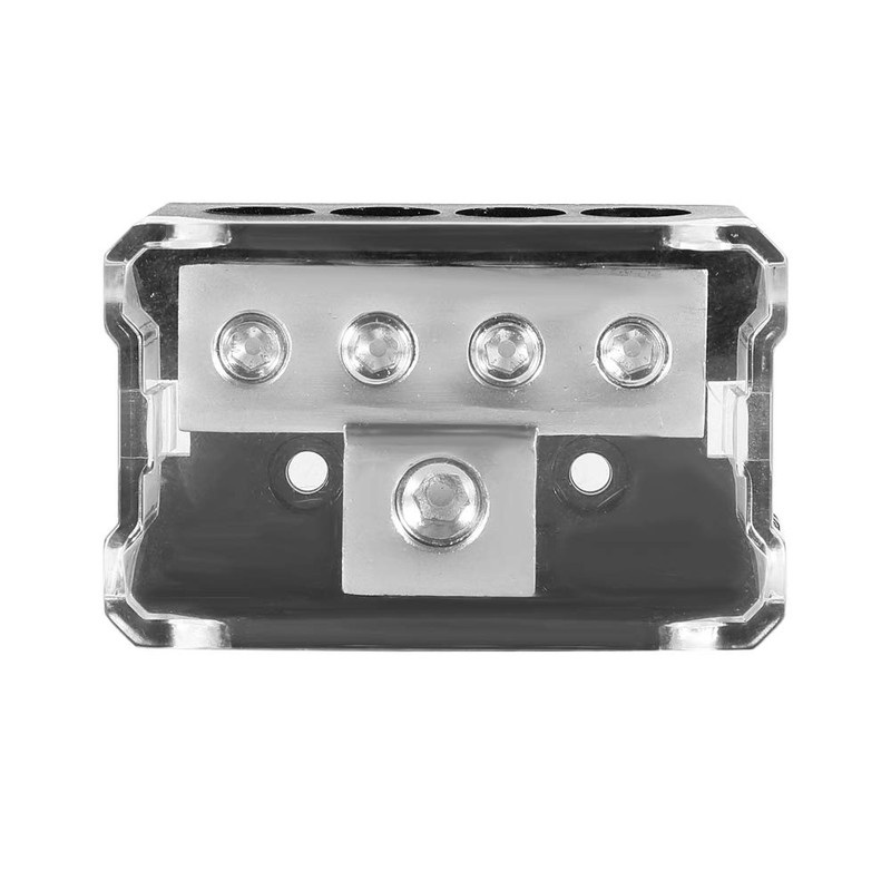 Akozon Earth Block Power Distribution Block Car Audio Power Distribution