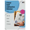 PPD 10 Sheets Inkjet Clear Transparent Self Adhesive Sticker Paper