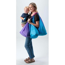 Click & Carry Grocery Bag Holder & Plastic Bag Carrier With Gel Padded Handle - Hands-Free Shopping Assistant for Multiple Bags, Paint Cans & Luggage - 100lb Capacity, As Seen on Shark Tank