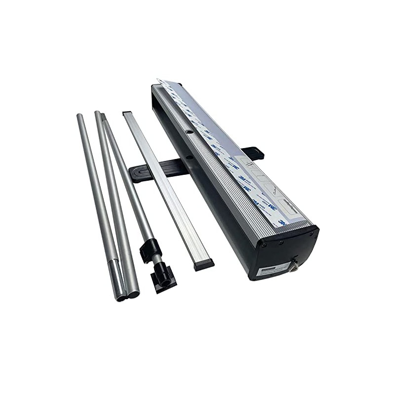 Retractable Banner Stand, Advertising Display, Poster Board 81"x33" (No Graphics