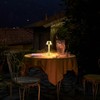 2 Pack Small Cordless Table Lamp, Battery Operated Gold Lamp