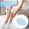 3 Pairs Foot Moisturiser Socks Overnight, Spa Cotton Socks for