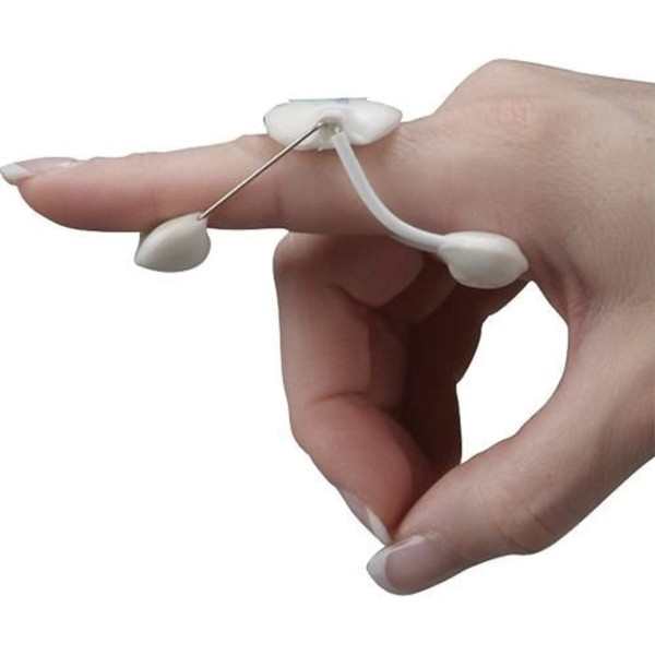 LMB Spring Finger Extension Splint, Assists in Extending PIP Joint With A Slight Extension Effect on the MP Joint, Size D
