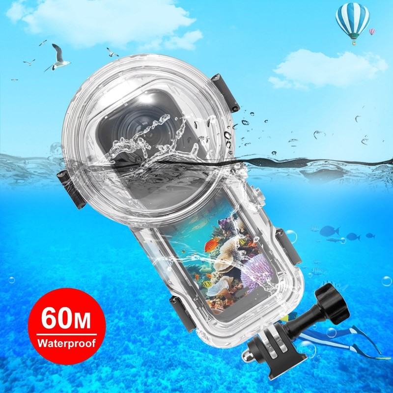 Invisible Dive Case for Insta360 X5, FotStdio Insta 360 X5