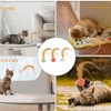 3 Pcs Cat Toy Ball Indoor Entertainment for Interactive Feather